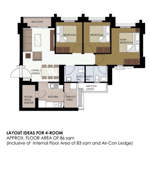 1 Room HDB for Sale in  36 Margaret Drive - Image 12